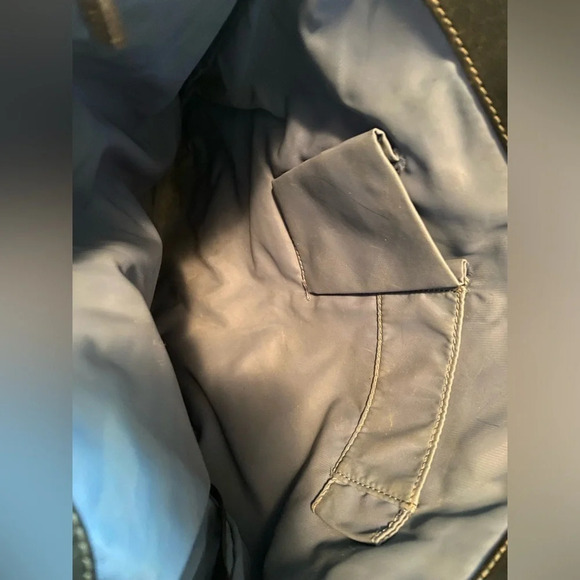 TUMI San Antonio SPURS Black Logo Open Top Tote Bag Purse - Picture 8 of 16